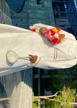 WHITE MONACO ABAYA ONLINE