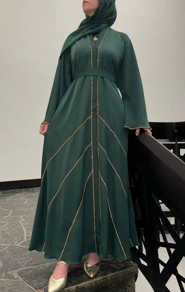KHADIJA GREEN ABAYA ONLINE