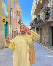 YELLOW ELEGANCE ABAYA ONLINE