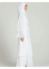 KARA  WHITE ABAYA ONLINE