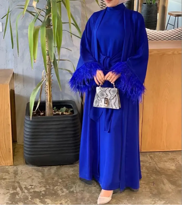 KHADIJA BLUE ABAYA ONLINE