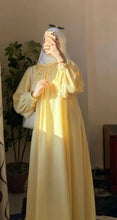 YELLOW ELEGANCE ABAYA ONLINE