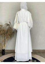 KARA  WHITE ABAYA ONLINE