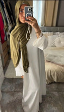 TAHIRA WHITE ABAYA ONLINE