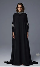 Black Sparkling Loose Abaya | Elegant Modest Evening Wear