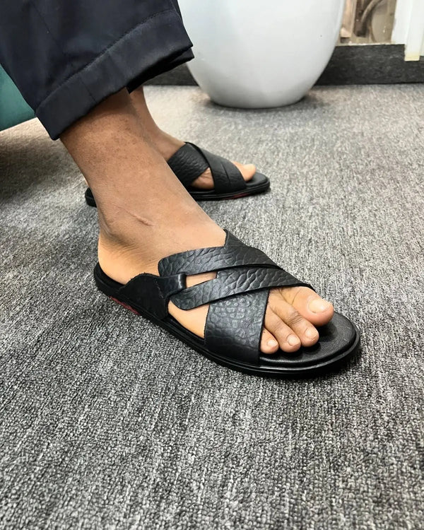 Black Performance Sandals – Rugged. Lightweight. Ready for Anything. ABAYA ONLINE