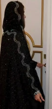 Black Sparkly Abaya – Elegant Evening Wear with Subtle Shine ABAYA ONLINE