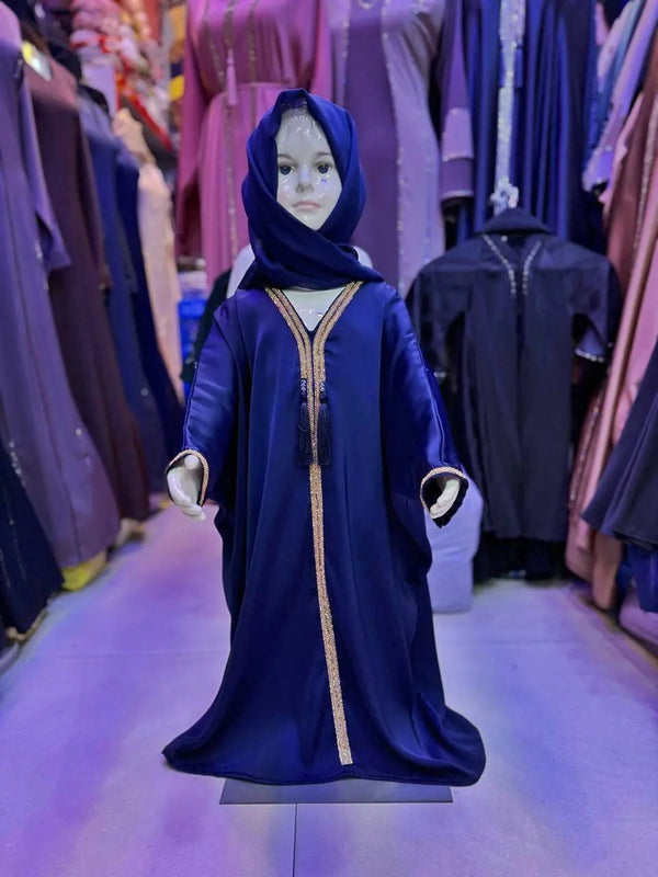 NAVY BLUE- KIDS ABAYA ABAYA ONLINE