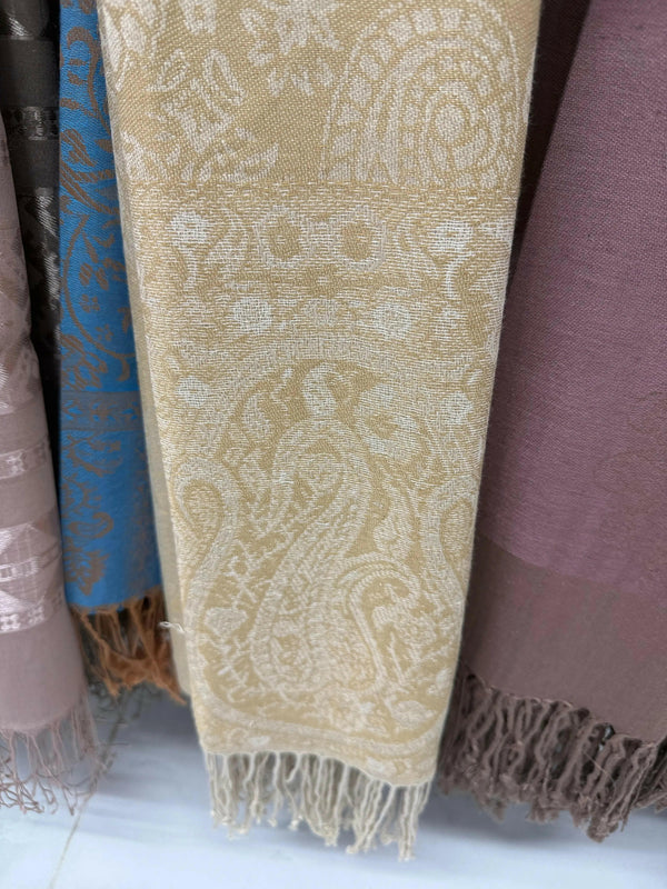 BEIGE KASHMIRI ABAYA ONLINE