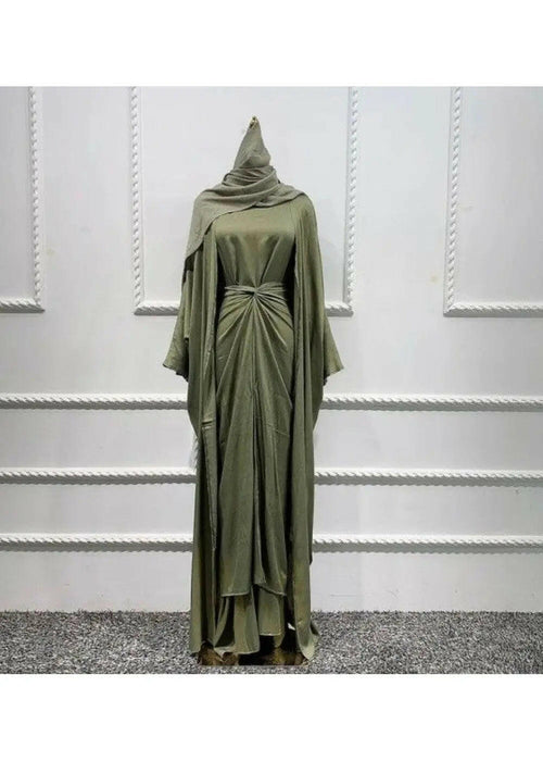 ARMY GREEN ABAYA ONLINE