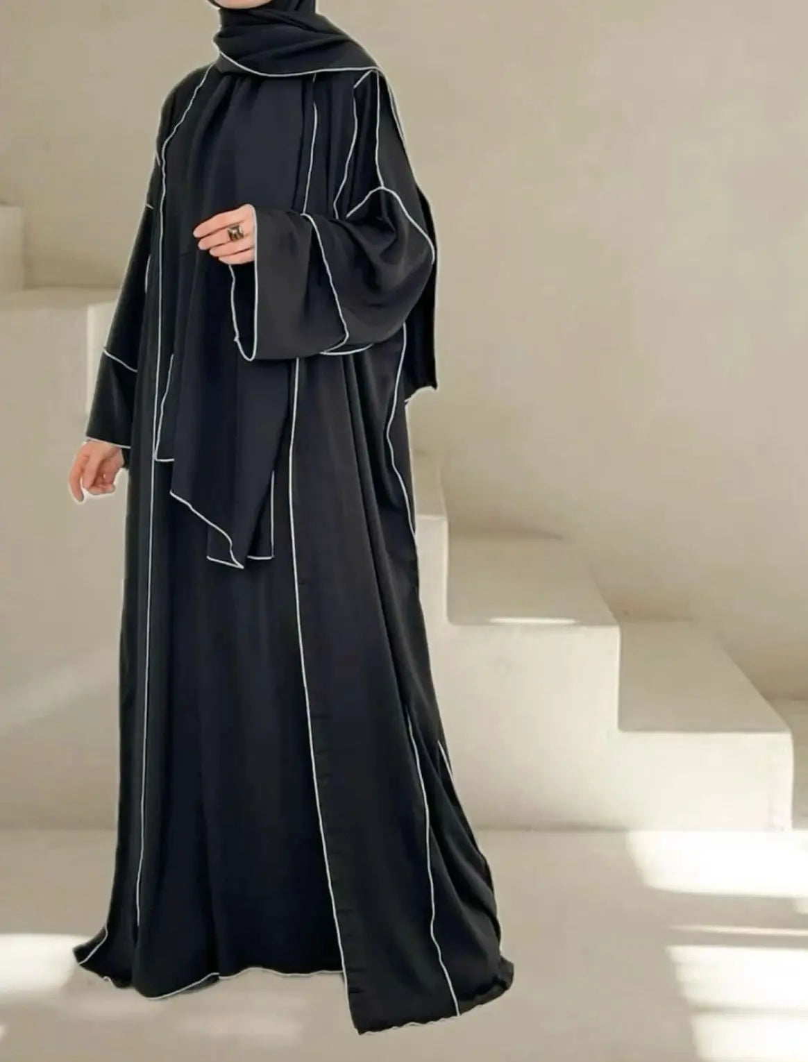 Elegant Black Abaya – Elegant Black Abaya | Modest Fashion for Women |Elegance in every thread | Abaya-online.com ABAYA ONLINE
