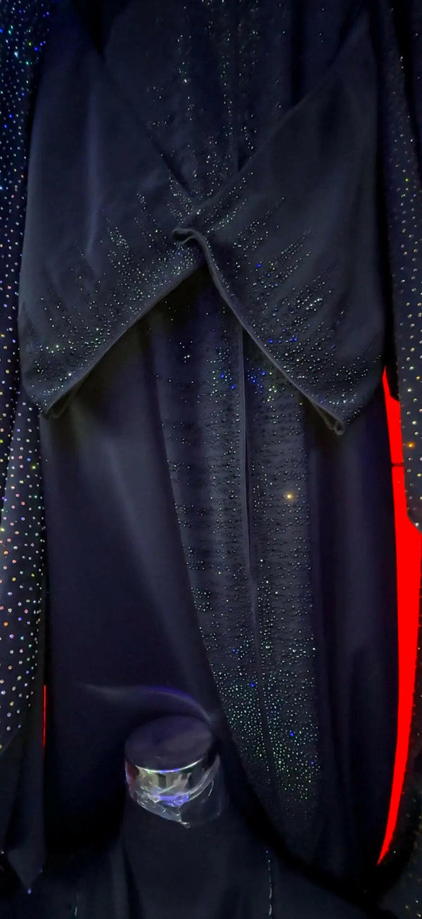 BLACK SPARKLE ABAYA ONLINE