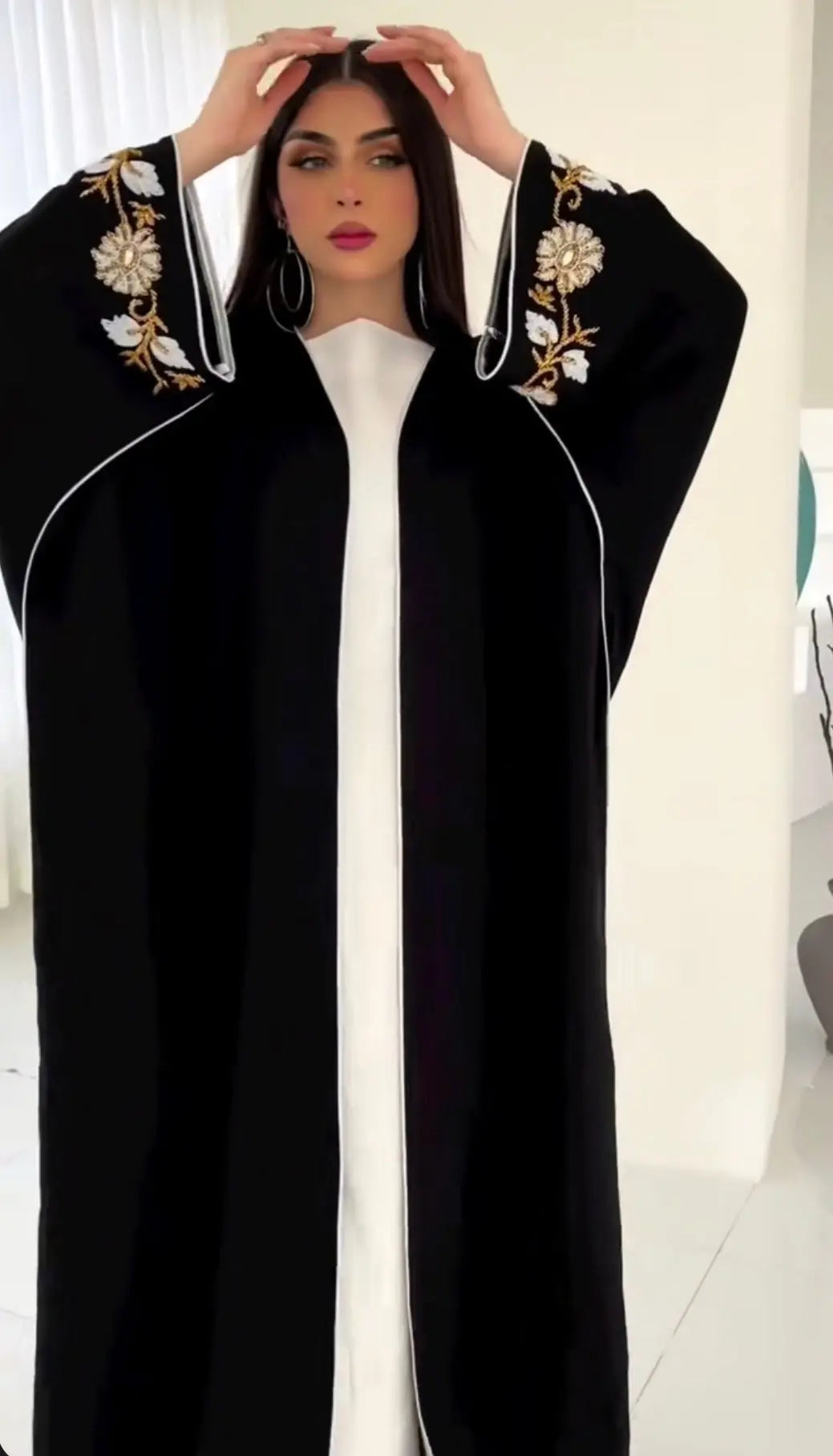 Your Everyday Essential black abaya with Elegant Flow - One Abaya, Endless Possibilities ABAYA ONLINE