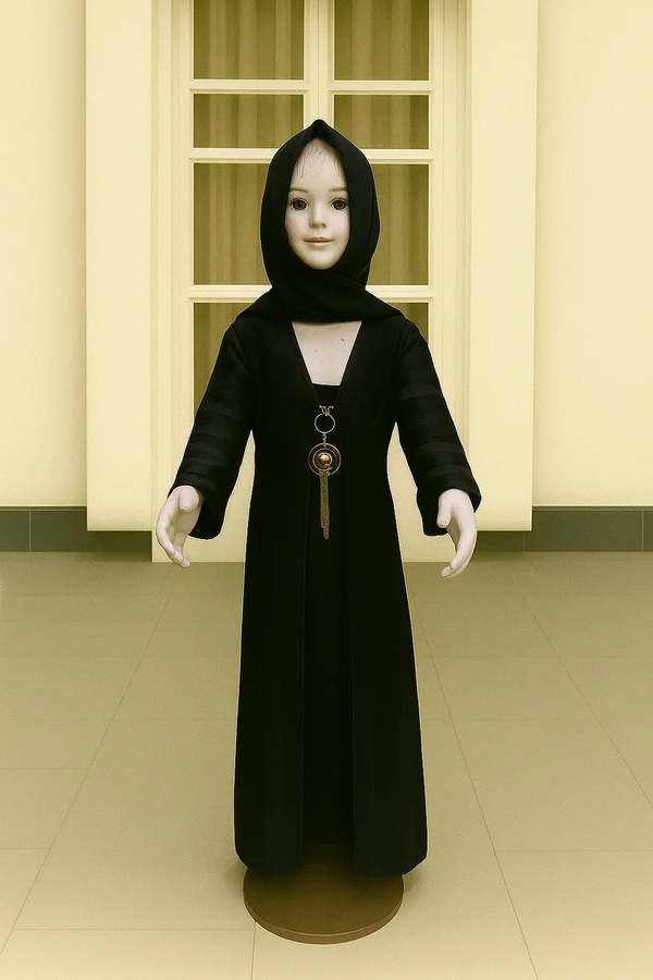 SANTORINI BLACK KIDS ABAYA & HIJAB ABAYA ONLINE