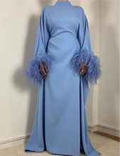 ASHURA BLUE ABAYA ONLINE