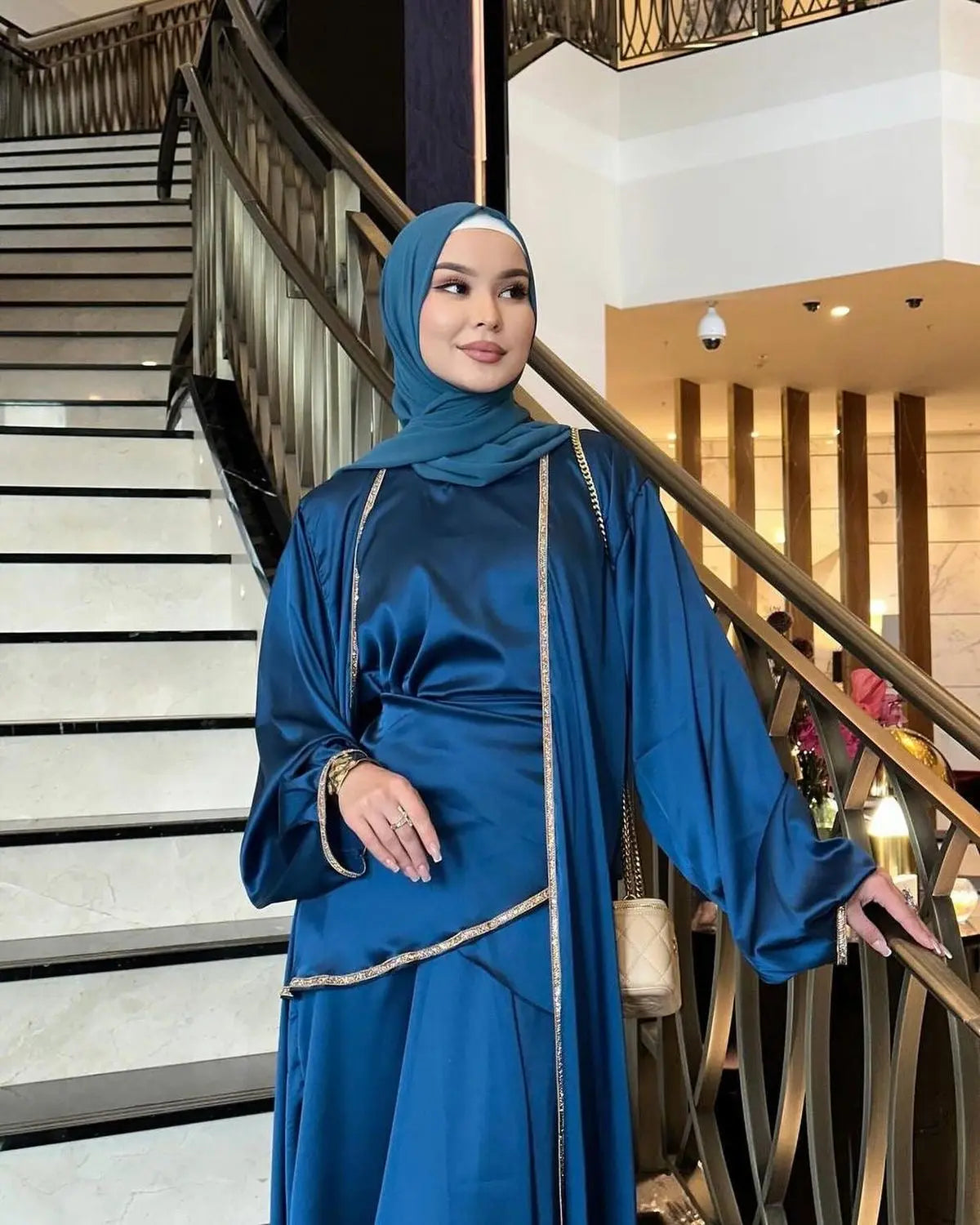 AZURE BLUE ABAYA ONLINE