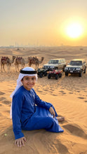 BOY'S ROYAL BLUE EMIRATI KANDURA THOBE