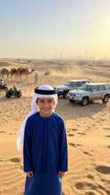 BOY'S ROYAL BLUE EMIRATI KANDURA THOBE