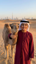BOY'S ROYAL RED EMIRATI KANDURA THOBE