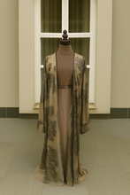 BROWN & BEIGE ABAYA & HIJAB SET ABAYA ONLINE