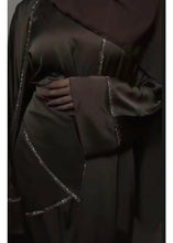 BROWN GLITTER ABAYA ONLINE