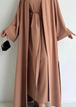 BROWN MONOCHROME ABAYA ONLINE