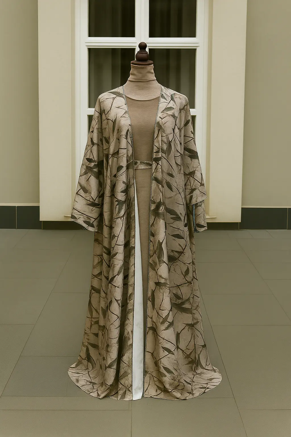 NATURE LEAF ABAYA & HIJAB SET DUBAI ABAYA ONLINE