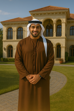 DARK BROWN THOBE EMIRATI KANDURA