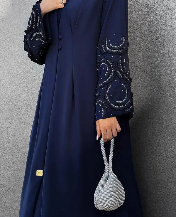 abaya online shopping,modest fashion abaya,buy abaya online,black abaya dress,abaya with hijab set,open abaya kimono,abaya for Eid 2025,luxury abaya collection,sparkling black,abaya for evening wear,velvet abaya with pearl detailing,plus size modest abaya dresses,lightweight summer abaya 2025,bridal white abaya with lace,embroidered abaya for special occasions,modern abaya styles for young women,online abaya shopping in UAE,abaya boutiques near me, plus size abaya, buy abaya online, designer abaya, evening 