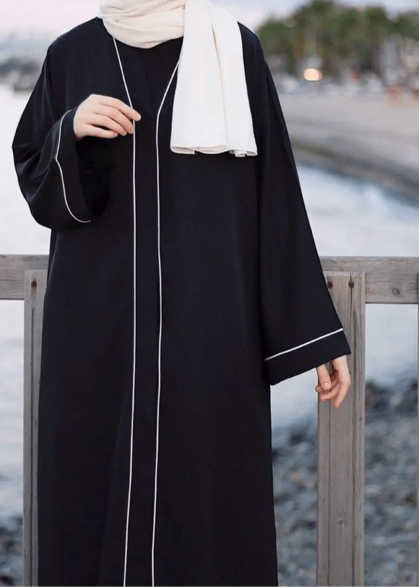 ELEGANT BLACK ABAYA ONLINE