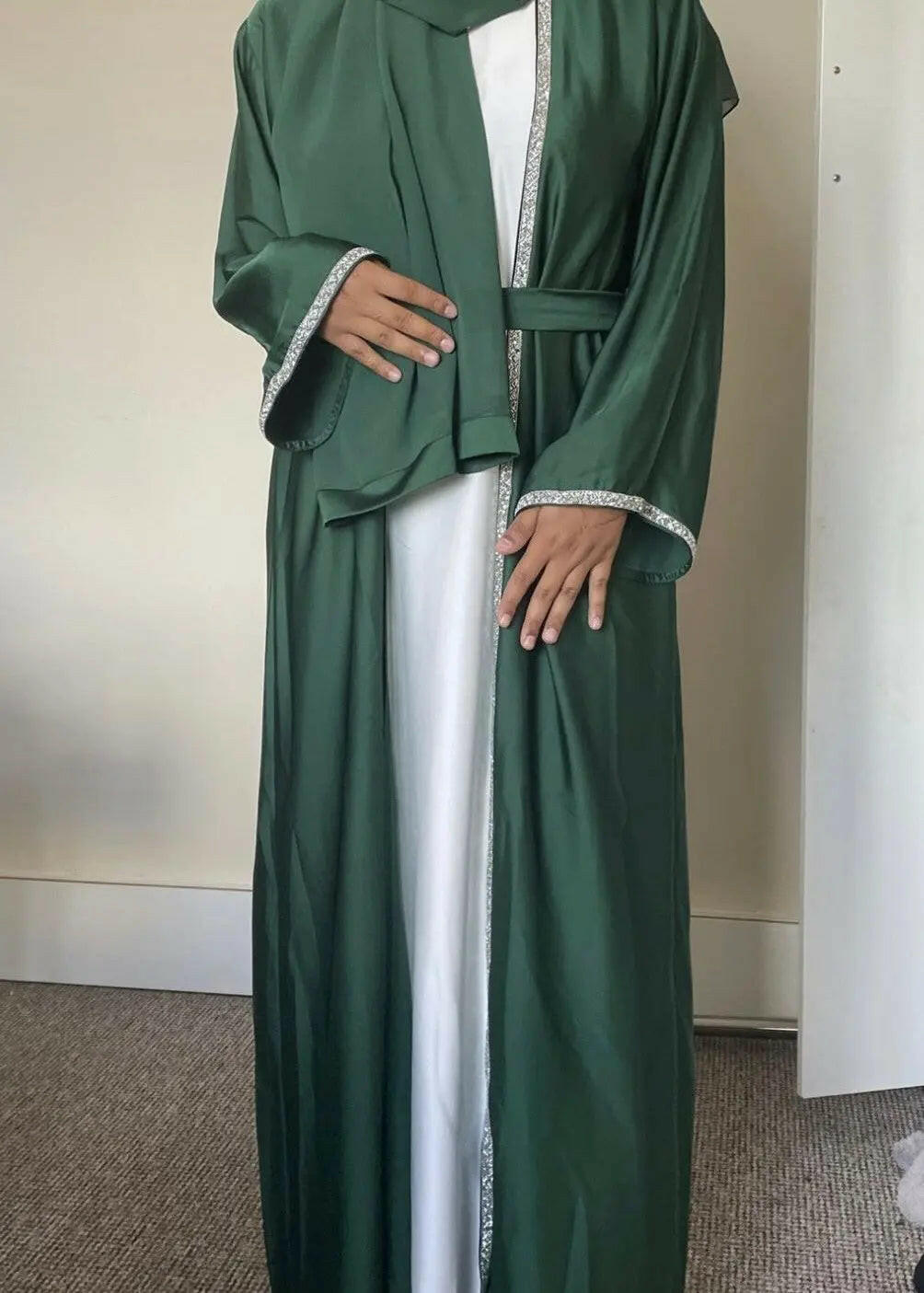 GREEN FAY ABAYA ONLINE
