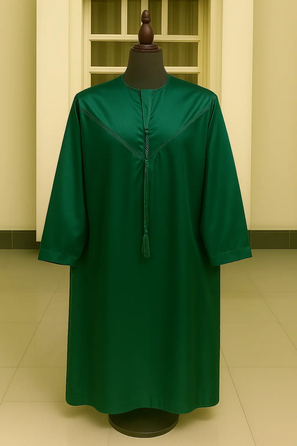 EMERALD GREEN THOBE EMIRATI KANDURA ABAYA ONLINE