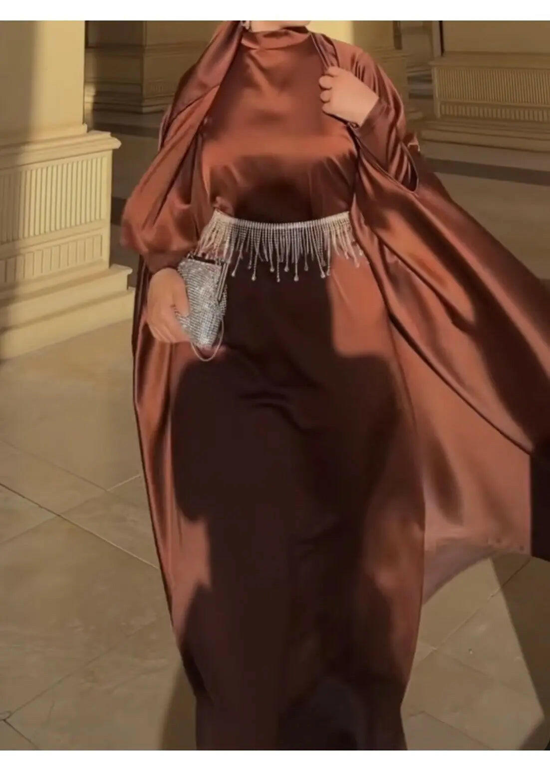 GOLDEN BROWN ABAYA ONLINE