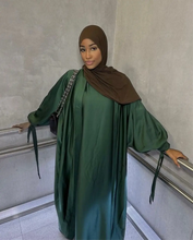 GREEN BOWTIE ABAYA ONLINE