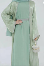 GREEN PASTEL ABAYA ONLINE