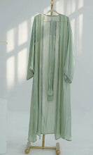 GREEN PASTEL ABAYA ONLINE
