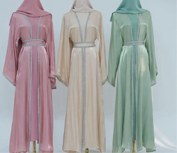 GREEN PASTEL ABAYA ONLINE