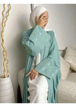 GREEN & WHITE ABAYA ONLINE