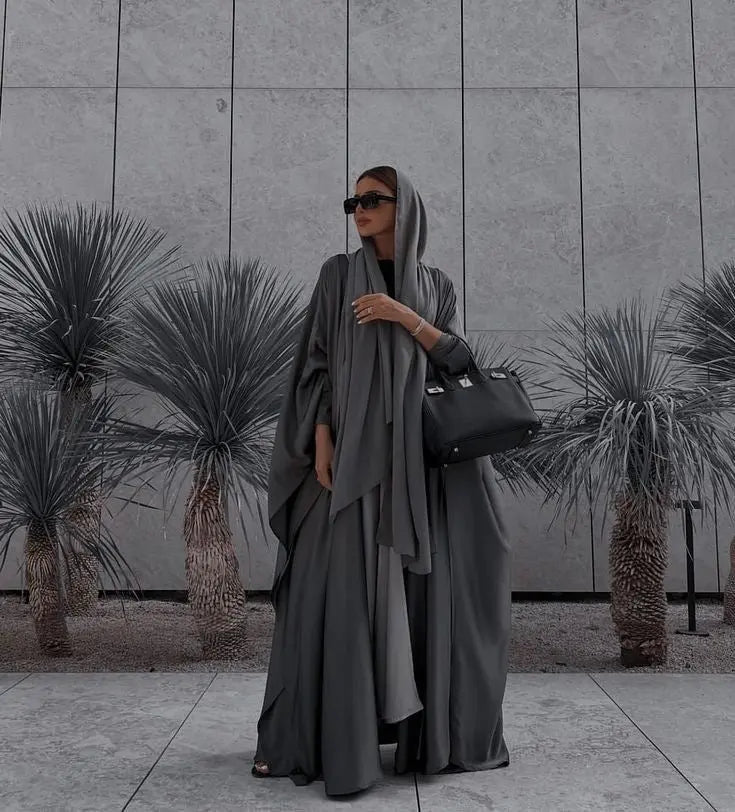GREY AVATAR ABAYA ONLINE