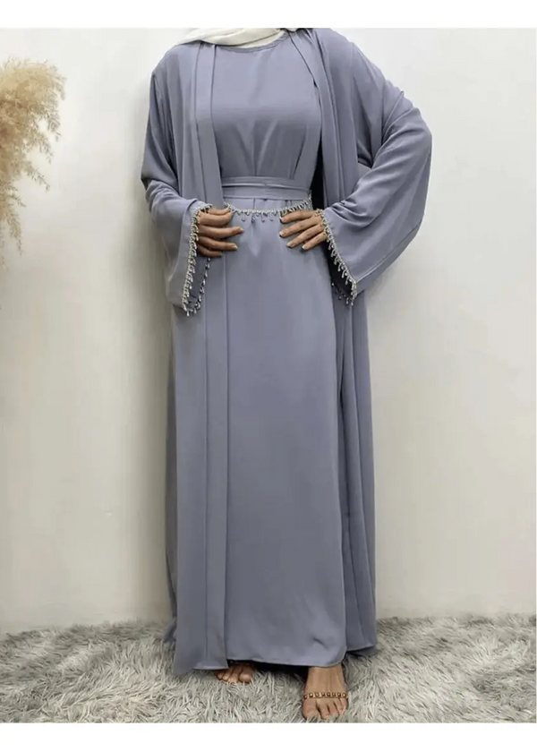 GREY DIAMOND ABAYA ONLINE