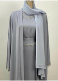 GREY DIAMOND ABAYA ONLINE