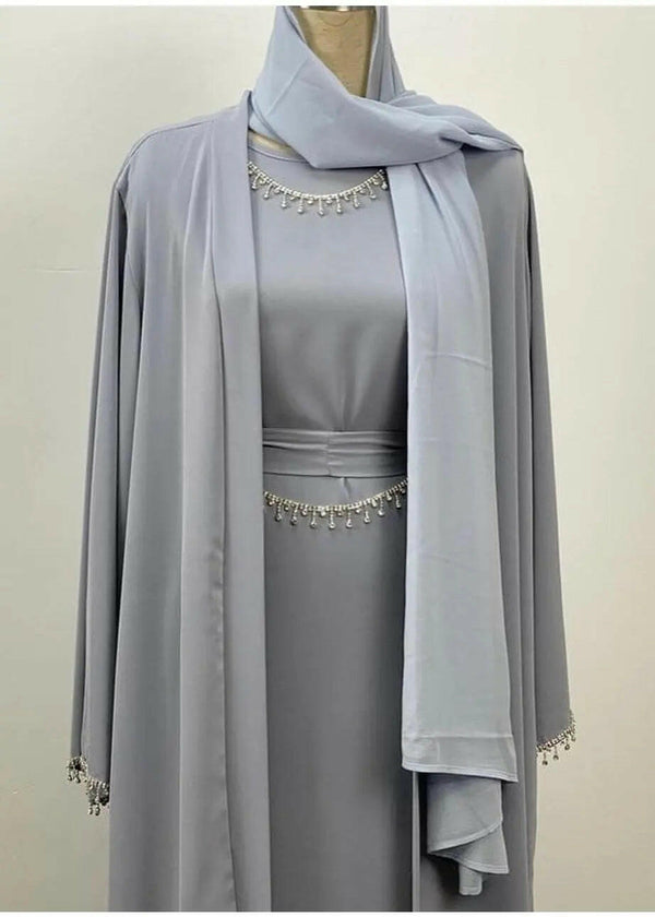 GREY DIAMOND ABAYA ONLINE