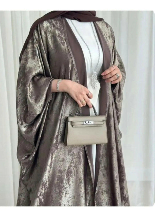 VELVET GREY ABAYA ONLINE