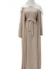 HALWA BEIGE ABAYA ONLINE