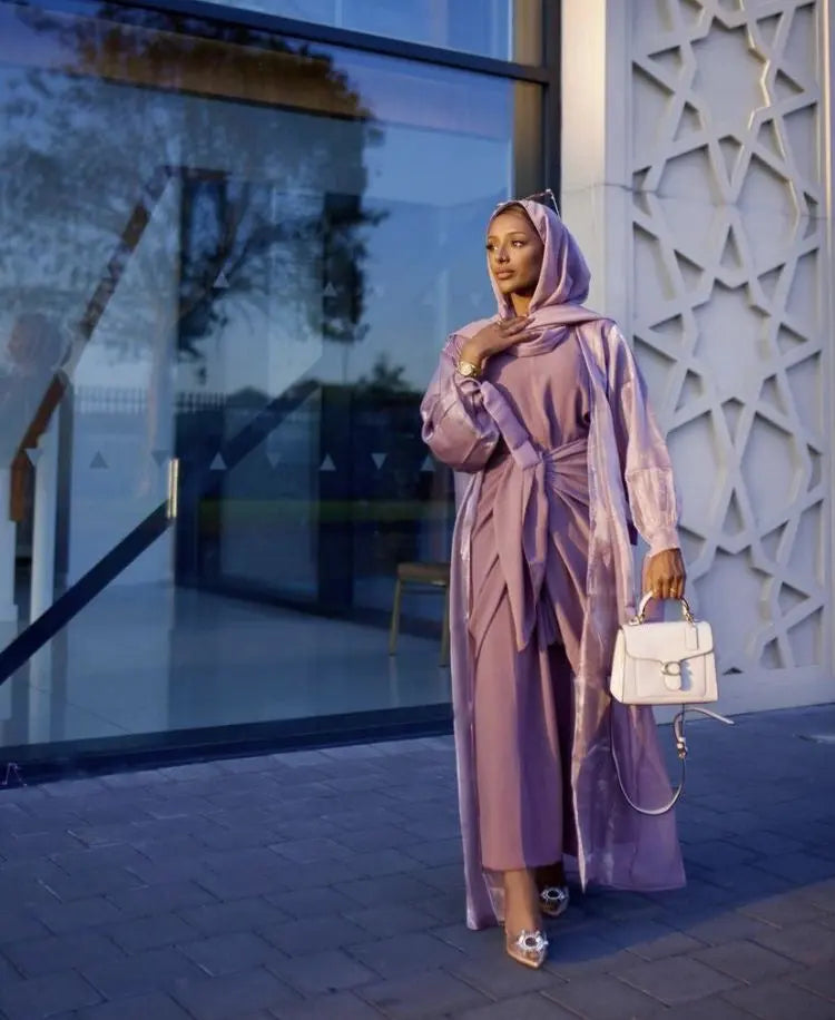 NURA LAVENDER ABAYA ONLINE