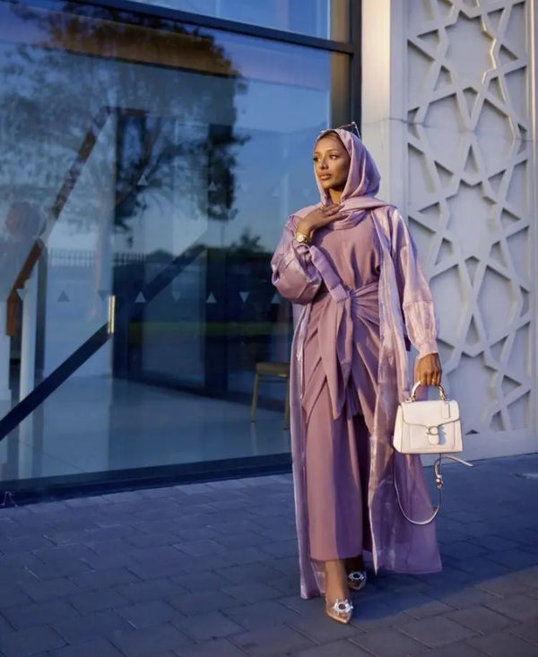 NURA LAVENDER ABAYA ONLINE