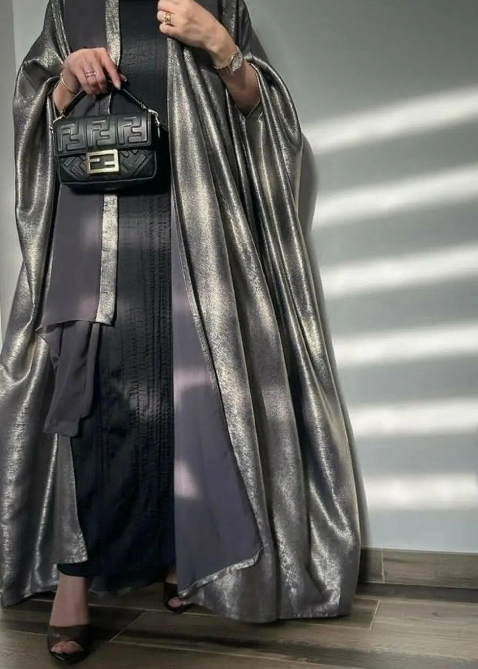 LUXURY GREY ABAYA ONLINE