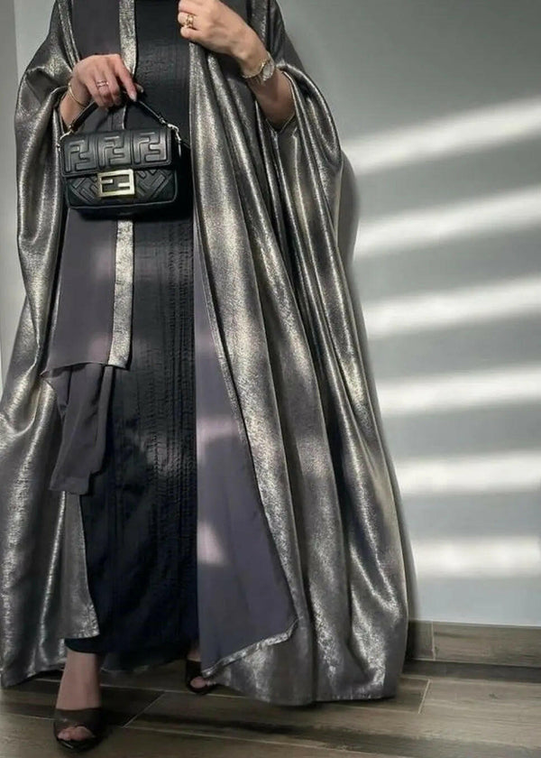 LUXURY GREY ABAYA ONLINE