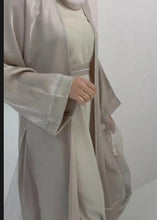 Luxe Open Abaya – Beige ABAYA ONLINE
