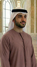 MENS ARABIC THOBE EMIRATI KANDURA